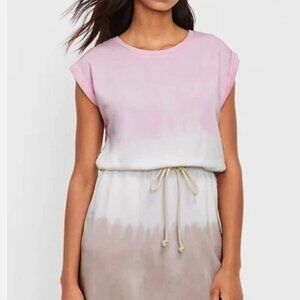 Lou & Grey Tie Dye Cozy Cotton Terry Pocket Dress in Size XS, VERY soft